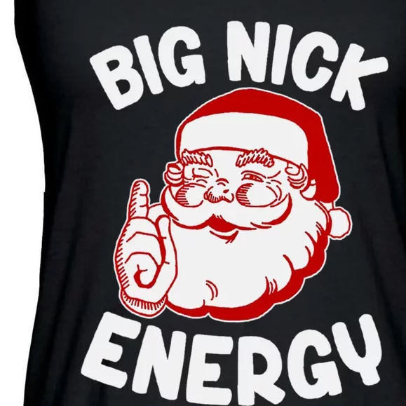 Funny Christmas Shirt Santa Shirt Big Nick Energy Pullover Hoodie Ladies Essential Flowy Tank