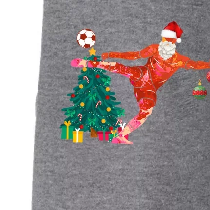 Football Christmas Santa Idea And Xmas Football Cool Gift Doggie 3-End Fleece Hoodie