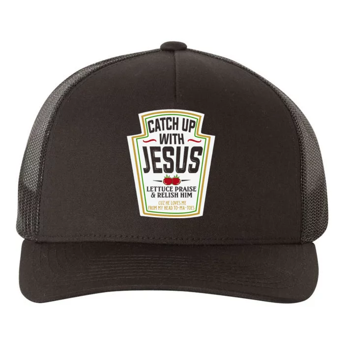 Funny Christian S Christian Gifts Catch Up With Jesus Yupoong Adult 5-Panel Trucker Hat