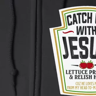 Funny Christian S Christian Gifts Catch Up With Jesus Full Zip Hoodie