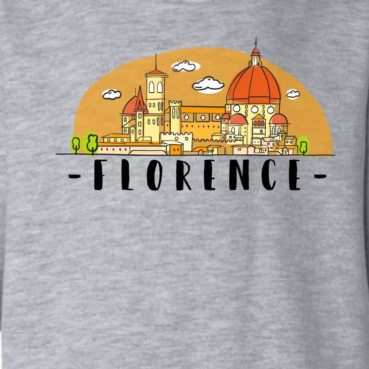 Florence Cartoon Style Illustration Toddler Hoodie