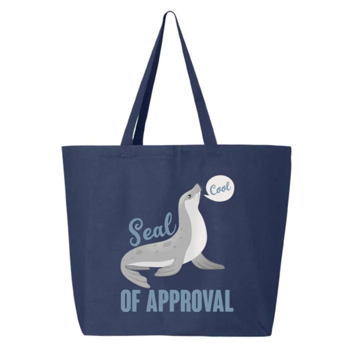 Funny Cute Seal Of Approval 25L Jumbo Tote