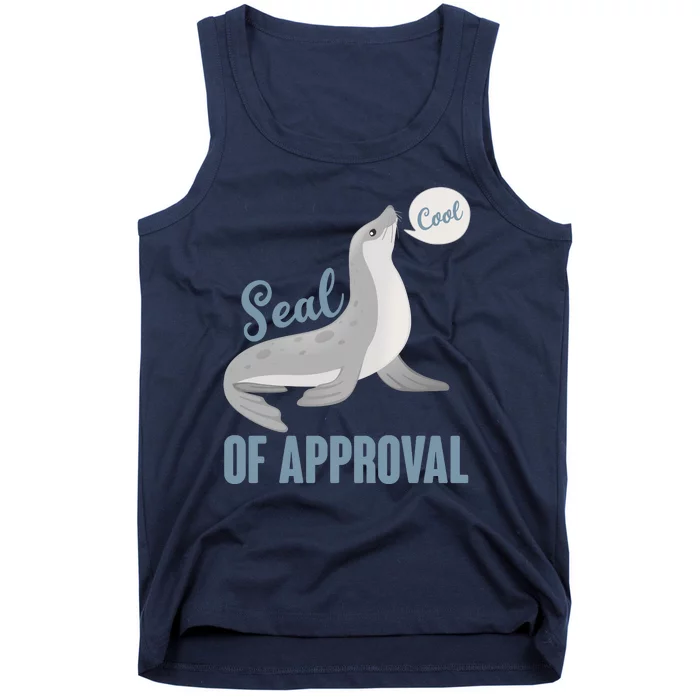 Funny Cute Seal Of Approval Tank Top