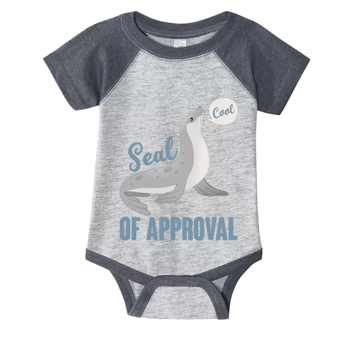 Funny Cute Seal Of Approval Infant Baby Jersey Bodysuit