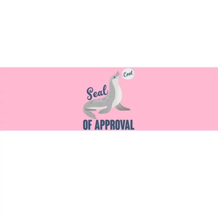 Funny Cute Seal Of Approval Bumper Sticker