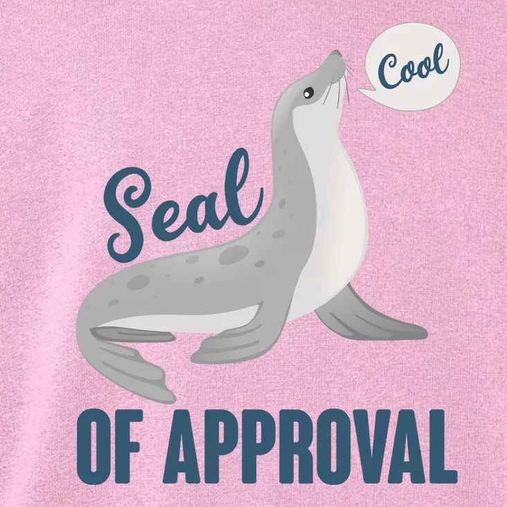 Funny Cute Seal Of Approval Toddler Hoodie