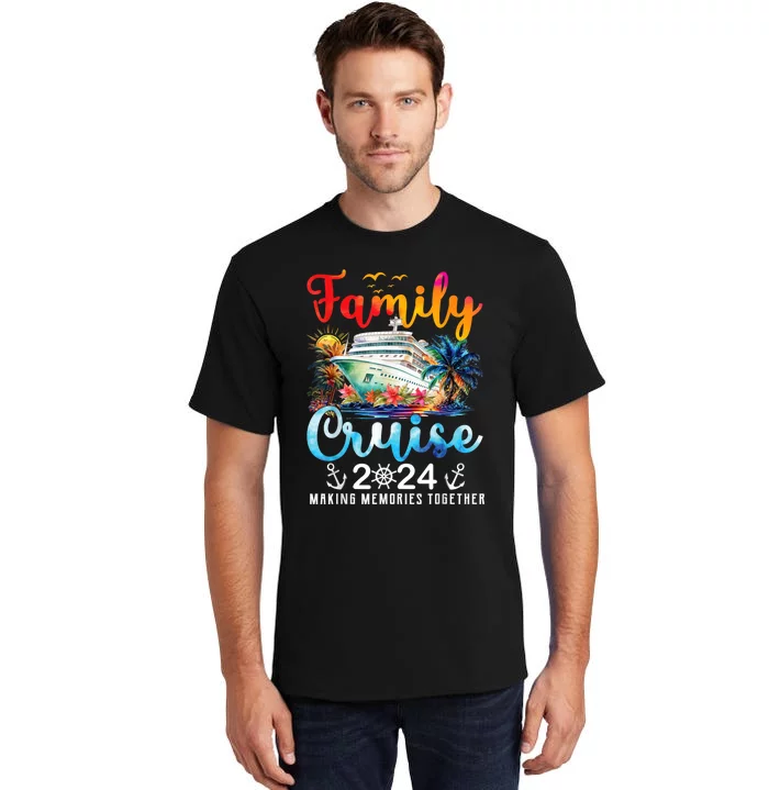 Family Cruise Ship Vacation Trip 2024 Family Cruise Matching Tall T-Shirt