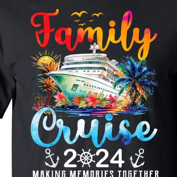 Family Cruise Ship Vacation Trip 2024 Family Cruise Matching Tall T-Shirt