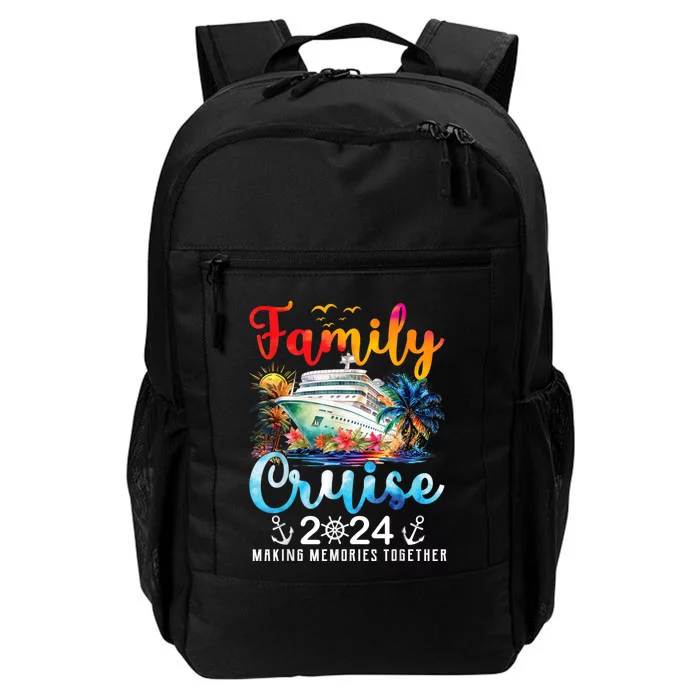 Family Cruise Ship Vacation Trip 2024 Family Cruise Matching Daily Commute Backpack