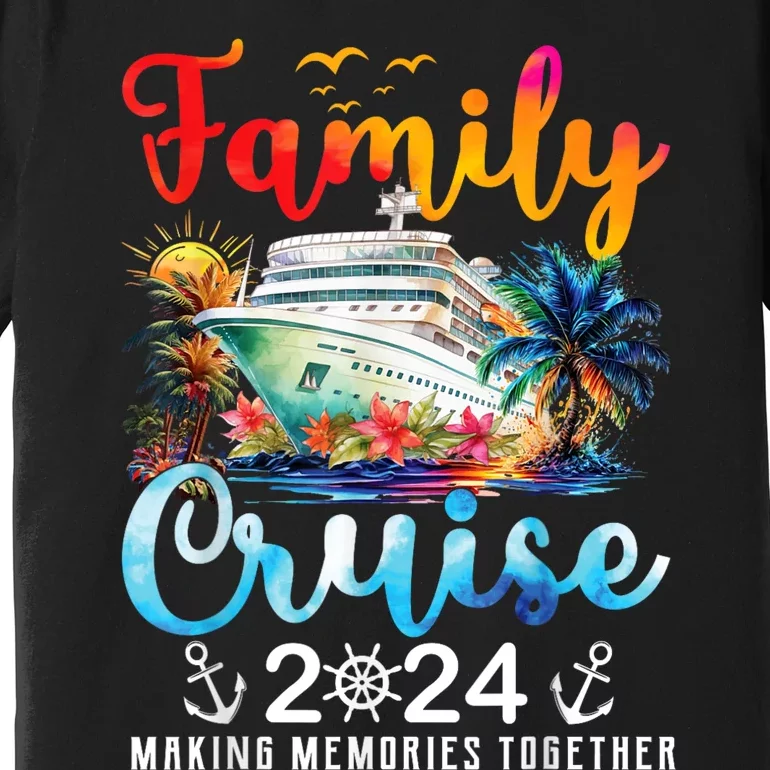 Family Cruise Ship Vacation Trip 2024 Family Cruise Matching Premium T-Shirt