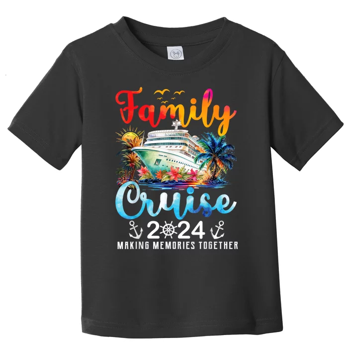 Family Cruise Ship Vacation Trip 2024 Family Cruise Matching Toddler T-Shirt