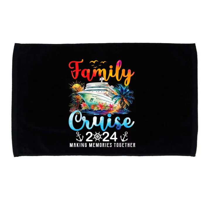 Family Cruise Ship Vacation Trip 2024 Family Cruise Matching Microfiber Hand Towel