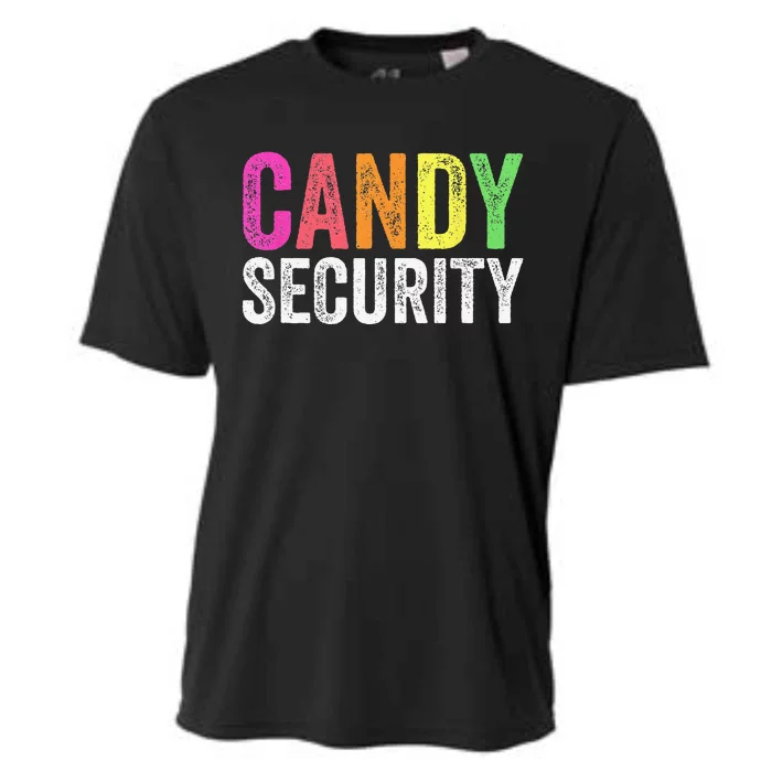 Funny Candy Security Halloween Costume Cooling Performance Crew T-Shirt