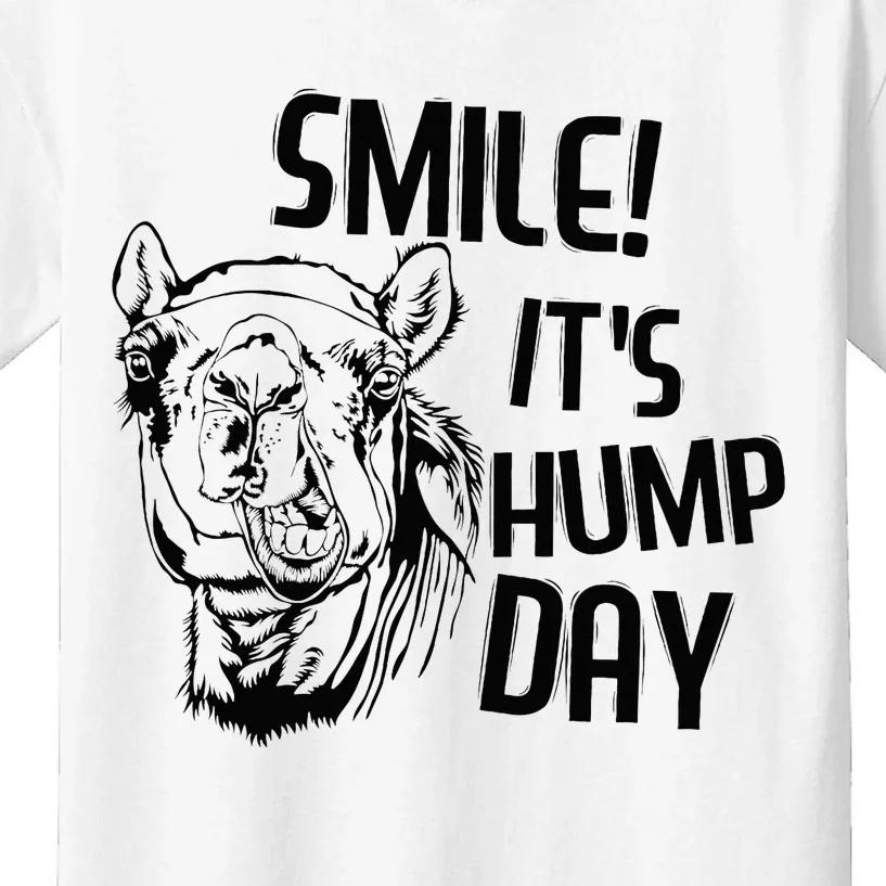 Funny Camel Smile! ItS Hump Day Funny Hump Day Kids T-Shirt