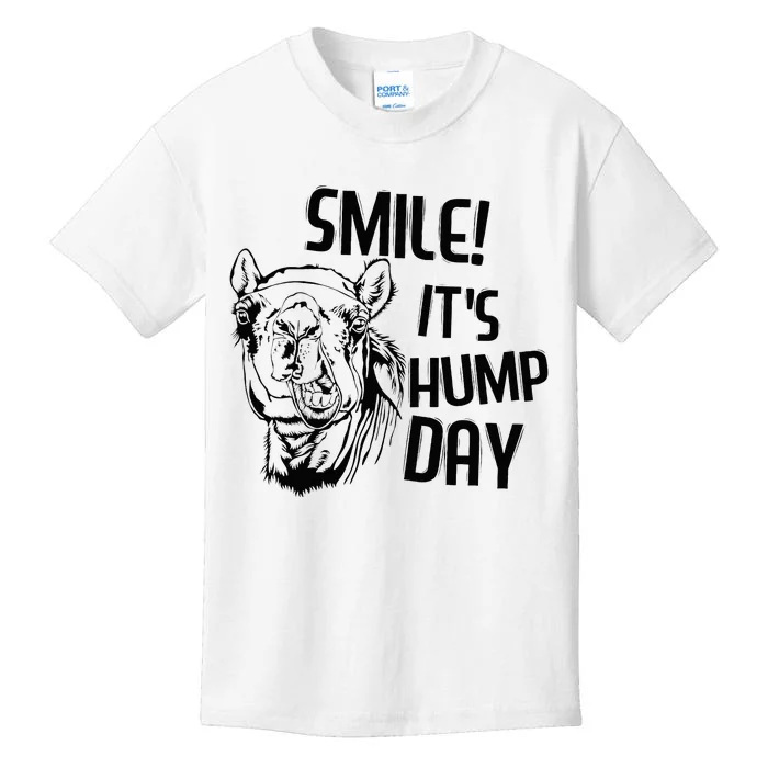 Funny Camel Smile! ItS Hump Day Funny Hump Day Kids T-Shirt