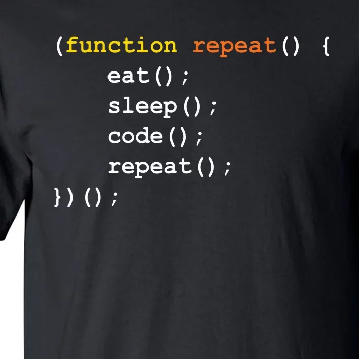 Funny Computer Science Programmer Eat Sleep Code Tall T-Shirt