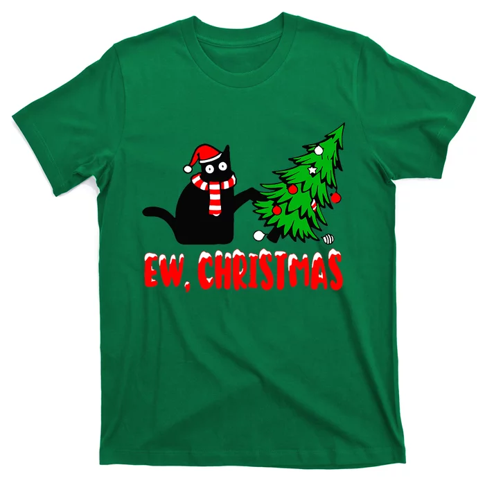 Funny Cats Sarcastic Anti Christmas Cats T-Shirt