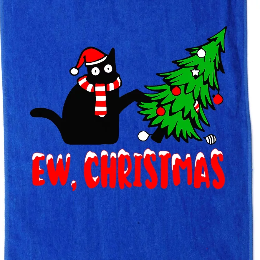 Funny Cats Sarcastic Anti Christmas Cats Platinum Collection Golf Towel