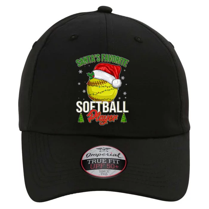 Funny Christmas Santa's Favorite Softball Player The Original Performance Cap