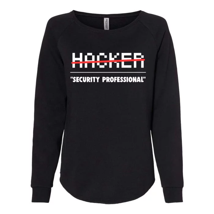 Funny Cyber Security Computer Hacker Gift Womens California Wash Sweatshirt