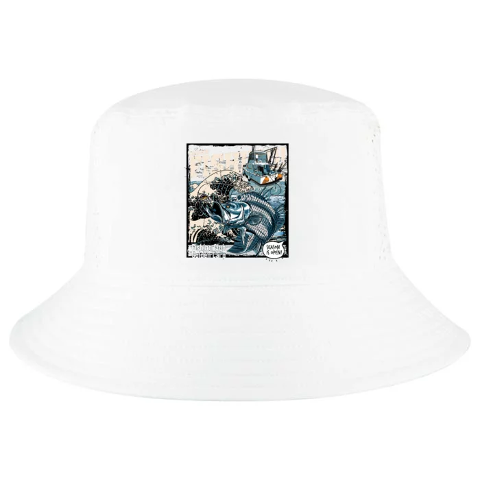 Fishing Club Season Open Cool Comfort Performance Bucket Hat