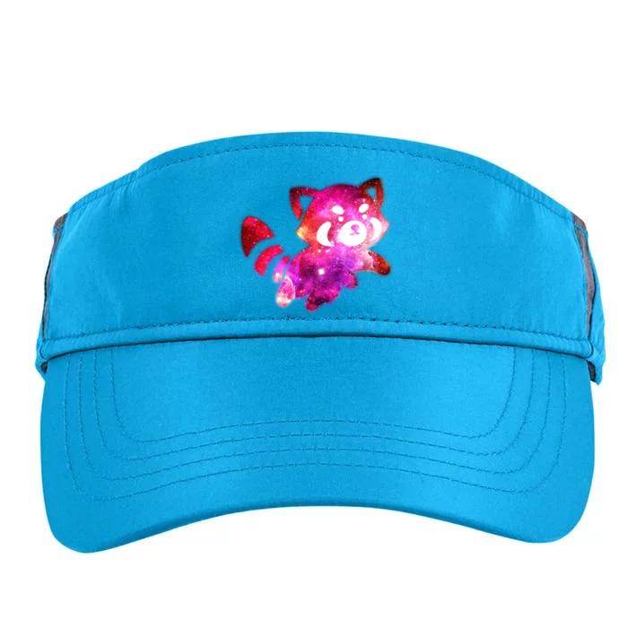 Funny Cute Space Galaxy Red Panda Adult Drive Performance Visor