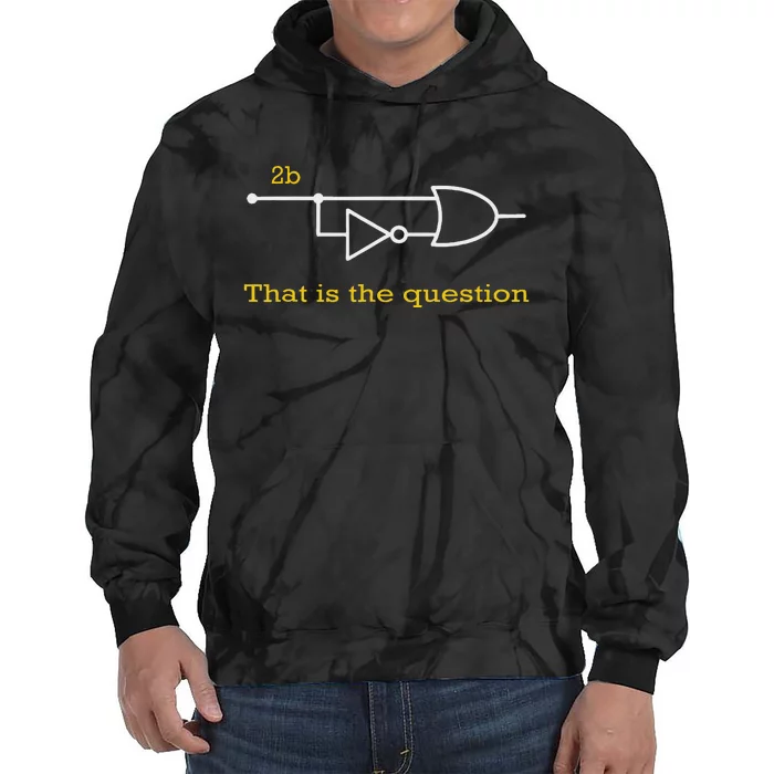 Funny Computer Science To Be Or Not 2b Tie Dye Hoodie