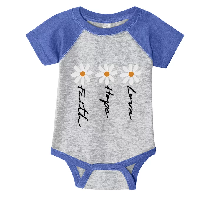 Faith Cross Sublimation Infant Baby Jersey Bodysuit