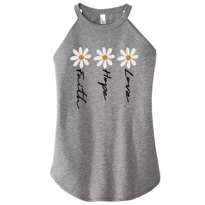 Faith Cross Sublimation Women’s Perfect Tri Rocker Tank