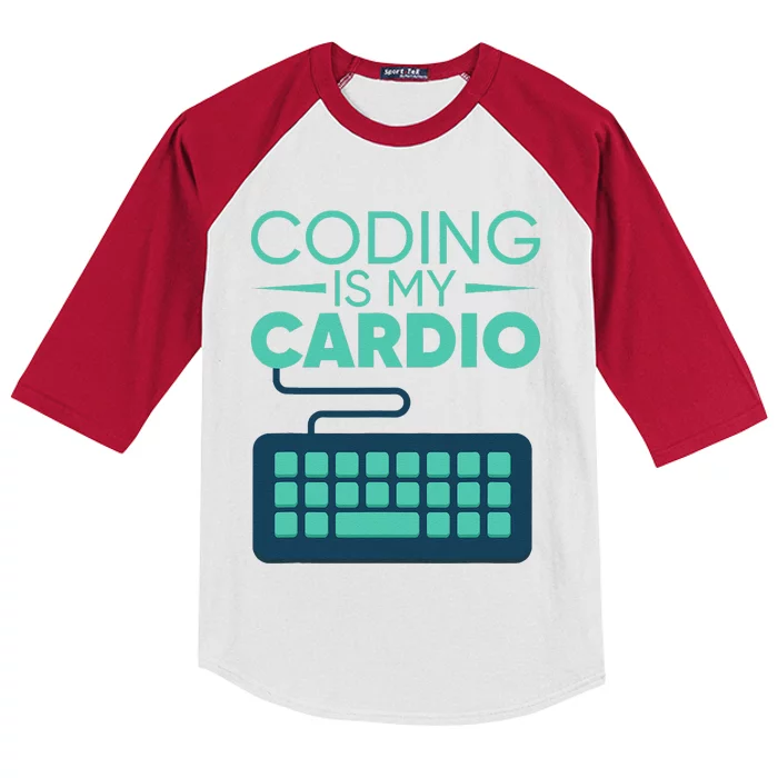 Funny Coding Software Engineer Design Coder Kids Colorblock Raglan Jersey