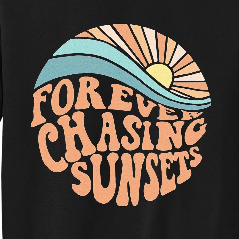 Forever Chasing Sunsets Both Side Print Sweatshirt