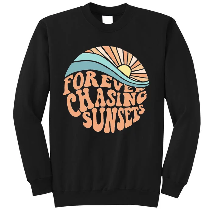 Forever Chasing Sunsets Both Side Print Sweatshirt