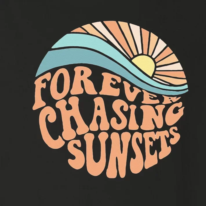 Forever Chasing Sunsets Both Side Print Toddler Long Sleeve Shirt