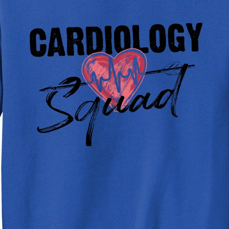 Funny Cardiology Squad Gift For Cardiovascular Technologists Gift Tall Sweatshirt