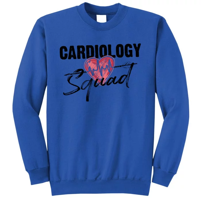 Funny Cardiology Squad Gift For Cardiovascular Technologists Gift Tall Sweatshirt