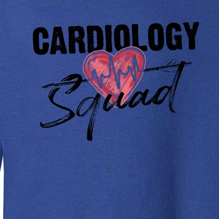 Funny Cardiology Squad Gift For Cardiovascular Technologists Gift Toddler Sweatshirt