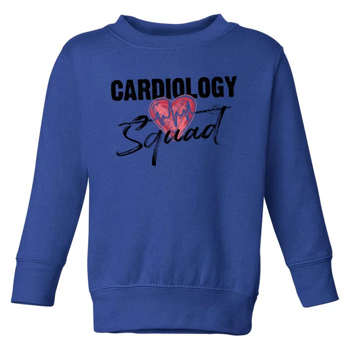 Funny Cardiology Squad Gift For Cardiovascular Technologists Gift Toddler Sweatshirt