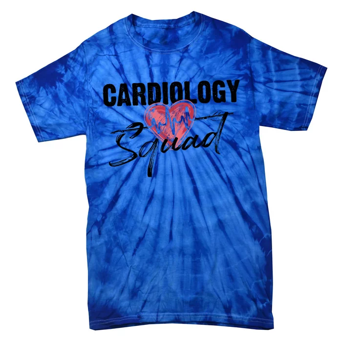 Funny Cardiology Squad Gift For Cardiovascular Technologists Gift Tie-Dye T-Shirt