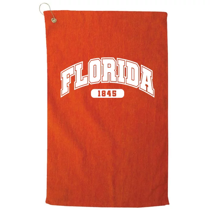 Florida Collegiate Style 1845 Platinum Collection Golf Towel