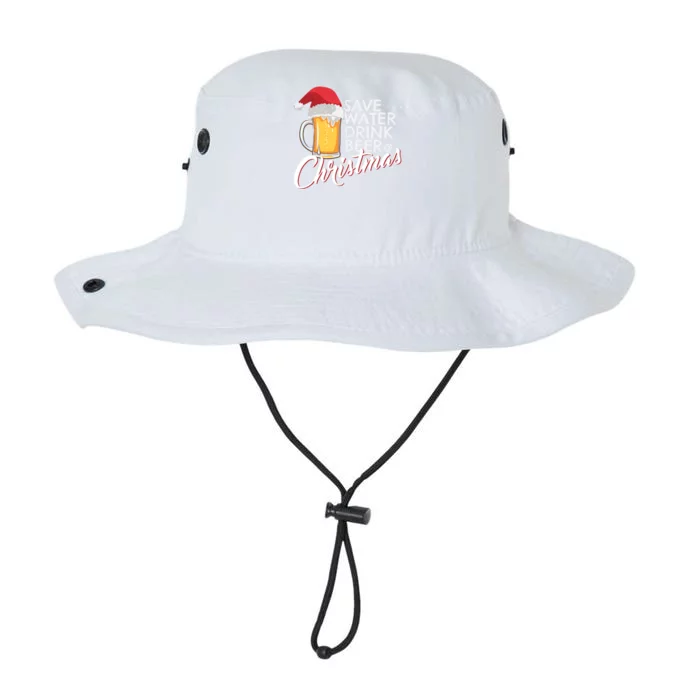 Funny Christmas Save Water Beer At Xgiftmas Santa Hatgift Legacy Cool Fit Booney Bucket Hat