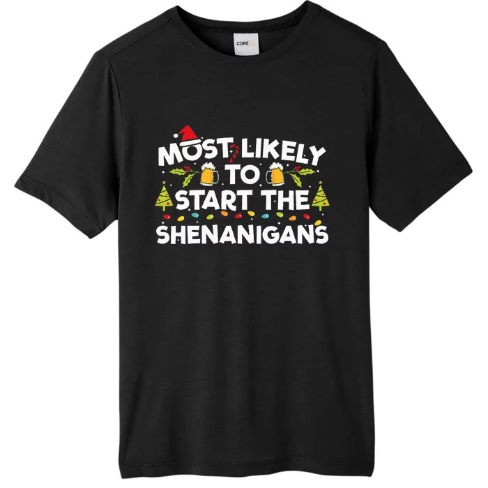 Family Christmas Shenanigans Hilarious and Unforgettable ChromaSoft Performance T-Shirt