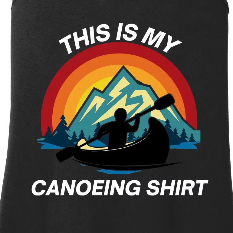 Funny Canoeing, Social Distancing, Kayak, Nature, Boating Ladies Essential Tank