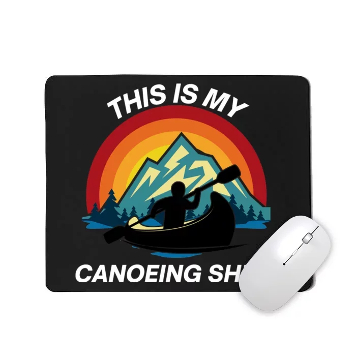 Funny Canoeing, Social Distancing, Kayak, Nature, Boating Mousepad