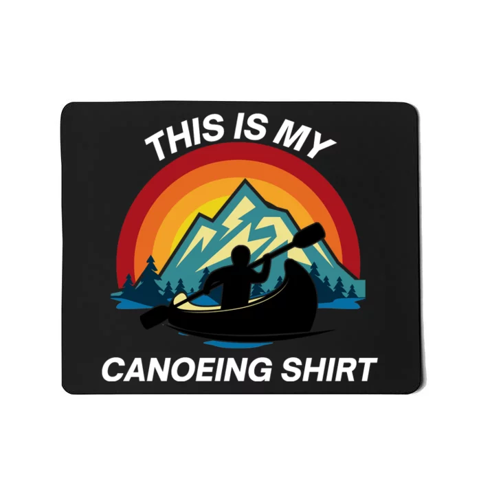 Funny Canoeing, Social Distancing, Kayak, Nature, Boating Mousepad