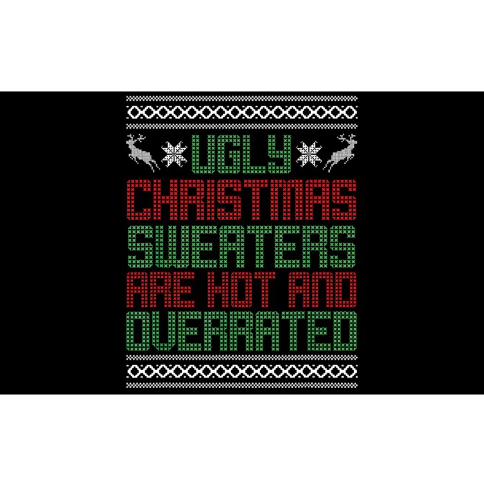 Funny Christmas Shirts For Ugly Sweater Party Bumper Sticker