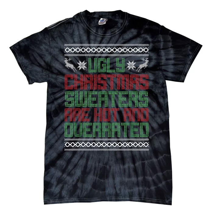 Funny Christmas Shirts For Ugly Sweater Party Tie-Dye T-Shirt