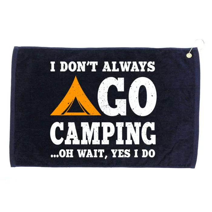 Funny Camping Saying Design Nature Lover Summer Camp Great Gift Grommeted Golf Towel