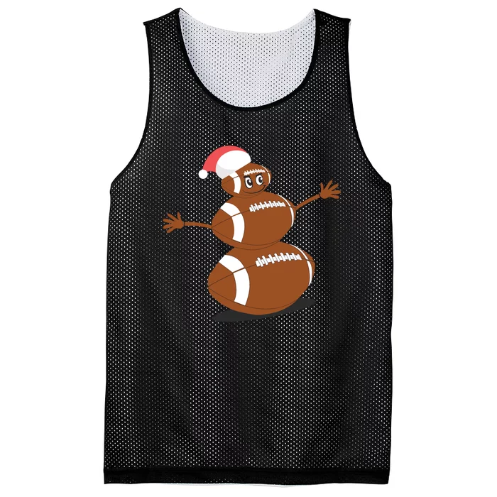 Football Christmas T Sports Snowman Holiday Mesh Reversible Basketball Jersey Tank