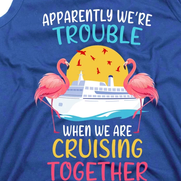 Funny Cruising Together Sailing Boating Vacations Gift Tank Top