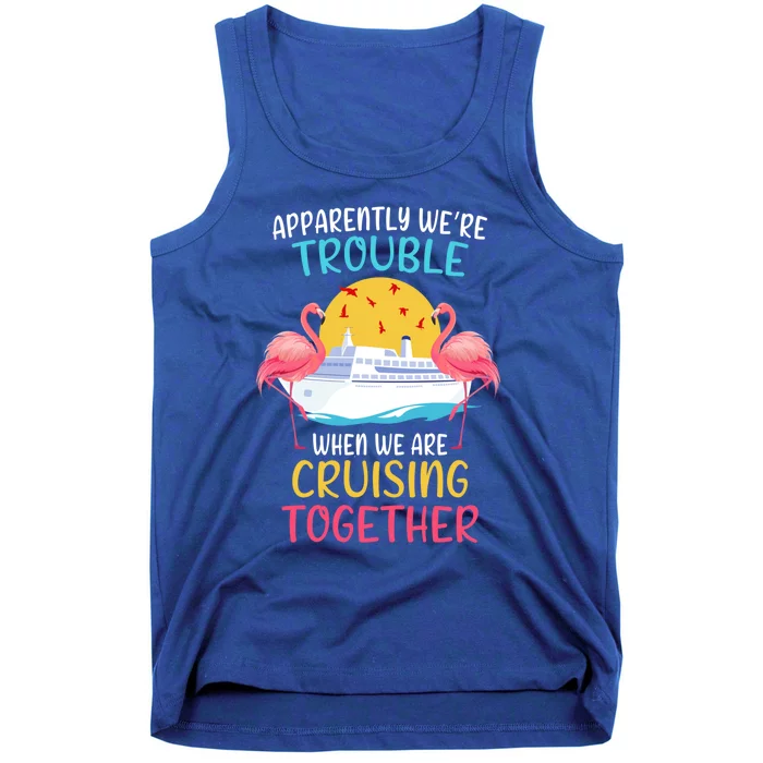 Funny Cruising Together Sailing Boating Vacations Gift Tank Top